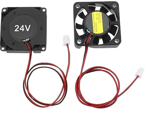 2pcs DC 24V Ventilador de Refrigeración Turbo del Ventilador Hotend de la extrusora Compatible con Ender 3/Ender 3 Pro/Ender 3 V2/Ender 5 Series 4010 Ventiladores
