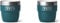 YETI Rambler Espresso Cup, Vacuum Insulated Stainless Steel Stackable Cup, Agave Teal, 2 Pack 4 oz (118 ml)