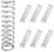 Qrity 10 Stück Druckfedern, Edelstahl Spiralfedern, 304 Stahlfeder, 1,2 x 10 x 40 mm Feder, Druckfeder Für Ersatz und Reparatur
