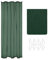 Tenda Zanzariera 150x250 Cm Tinta Unita Con Anelli Inclusi Finestre Porte Zanzariere Insetti Moschiera Anti Mosche Zanzare Insetti Rete Fitta Terrazzi Balcone Giardino - Verde