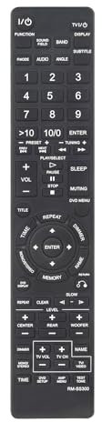 AULCMEET RM-SS300 Telecomando sostitutivo compatibile con il registratore DVD del sistema AV compatto Hifi Sony HCDS300 RM-SS450 DAV-S300 DAV-S800 HDCS300