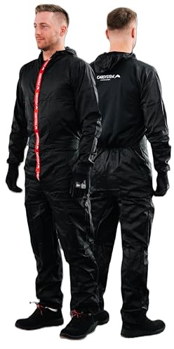 CAR SYSTEM Coverall Black Suit Lackieranzug, Maleranzug, Maleroverall, antistatisch, waschbar schwarz
