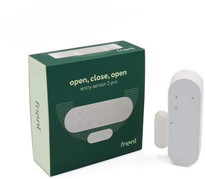 frient Entry Sensor 2 Pro | Capteur de Porte et Fenêtre | Capteur Magnétique | Détection de Température | Zigbee | Fonctionne avec Homey et SmartThings