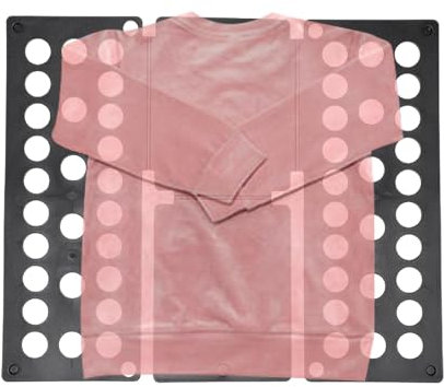 Planche pliante pour chemise – Design compact, facile à utiliser, organisateur de vêtements, outil de pliage de linge, pour pulls, robes, serviettes et pantalons, idéal pour les voyages et