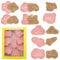 8PCS Plastic Biscuit Cutters, Vehicle Cookie Cutter Stamp Set, Cartoon Fun Biscuit Moulds, 3D Car Shapes Cookie Cutters, Biscuit Cutter Stampers Emboss, Baking Moulds for Kids