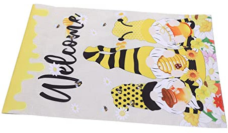 Supvox Banner wandverkleidung wand polsterung decoration partydekoration raufaserfarbe Gartenschmuck Festival-Flaggen-Dekore Sommer-Willkommensfahnen Bienenzwergflagge Polyester-Polyester