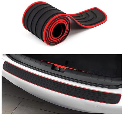 MNBHJGR Protection Pare Choc Voiture, pour Renault Clio 5 Clio 4 Clio 3 Estate 2001-2024 Anti-Rayures Anti-Collision Protection de Bord de seuil de Porte,B Red