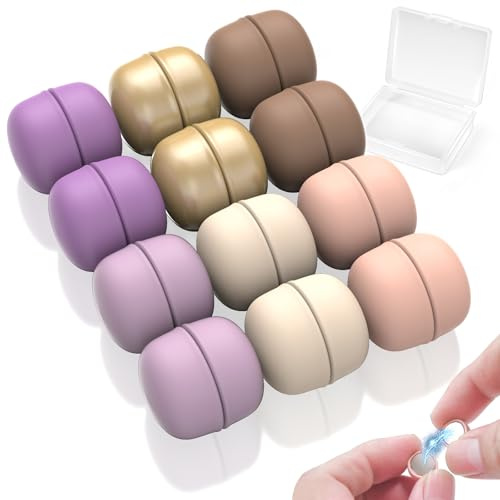 DJKYT 12 Pcs Hijab Magnets Strong Hijab Pins for Women, Multi-Use Pinless Magnetic Pins Headscarf Clips for Scarves Dress