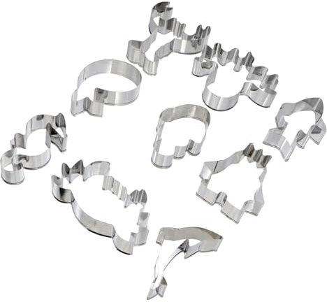 Alipis 9stücke Eierkocher Aus Edelstahl Diy Keksform Werkzeuge Zum Backen Von Süßigkeiten Eierkochring Rostfrei Schmutzabweisend Haltbar