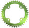 Platos Para Bicicletas 104BCD plato ancho estrecho redondo MTB bicicleta de montaña 104BCD 32T 34T 36T 38T bielas piezas de placa de dientes 104 BCD Platos Para Bicicletas(32T,Green 104BCD Round)