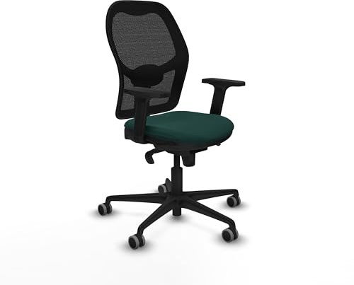 Piqueras y Crespo Jorquera ergonomischer Stuhl für 8 Stunden Nutzung, 120 kg, mit 2D-Armlehnen, 5-fach Sinkmechanismus, 1D-Rückenstütze, feste Rückenlehne, attraktive Farbe