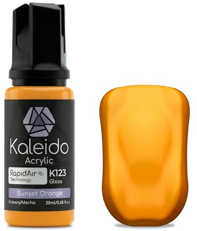 Gaahleri Kaleido Mecha K123 Sunset Orange 20ml Pre-Thinned Acrylic | Pre-Thinned