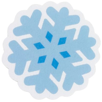 Weihnachtsschwamm mit Schneemann, Hirsch, Handschuh, Schneeflockenmuster für sanfte und effektive Reinigung, Reinigungswerkzeug, Schwammreiniger