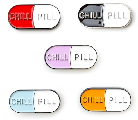 PARKUVALLEY 5pcs Nurse Pins, Cute Medical Pharmacy Pins for Nurses, Doctors, Medical Students, Healthcare Worker Gifts
