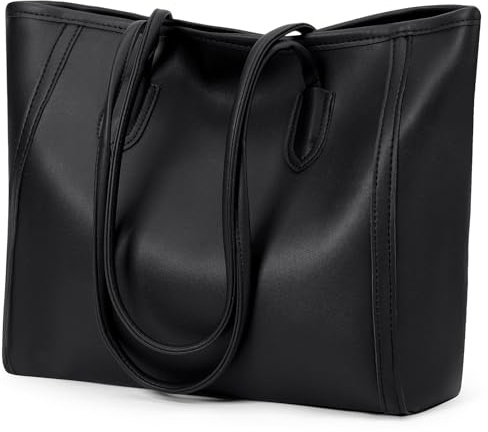 SENDEFN Handtasche Damen Shopper Tasche Groß Tote Bag Veganes Leder | Umhängetasche Damen Schultertasche mit Reißverschluss und Innentasche Geräumige Tasche, klassisch für Arbeit, Reise, Schule