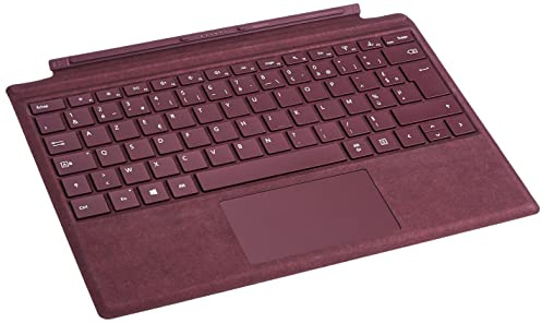 Microsoft Type Cover Keyboard for Surface Pro red burgundy