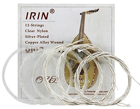 Oud Saiten, Nylon versilbert Kupferlegierung klar Normalspannung Oud Saiten Set Zubehör(12 strings)