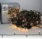 ECD Germany Ghirlanda Luminosa con 480 Lampadine a LED in PVC Verde Scuro IP44 Bianco Caldo 36 m Catena Decorativa Lucine Albero di Natale Decorazione Natalizia Casa Giardino Feste da Interno/Esterno
