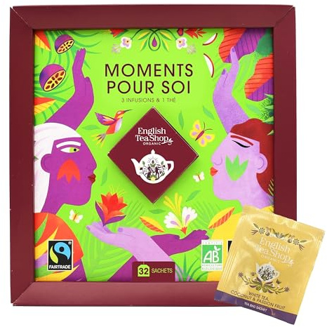 English Tea Shop Organic and Fairtrade Caring Moments Collection - 32 Tea Bag Sachets
