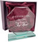 ukgiftstoreonline Large Jade Glass Personalised 15cm Trophy Any Engraving or Occasion