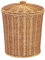Poubelle en Osier avec Couvercle dans La Chambre À Coucher Poubelle en Osier De Salle De Bain Poubelle en Tissée À La Main Poubelle en Osier Conteneur De Vêtements