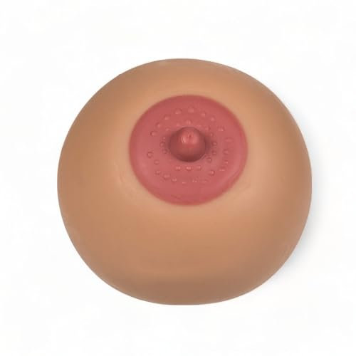 MIJOMA Weiche Knetbrust - Spaß und Stressabbau für Jeden Anlass! Entfliehe der Nervosität mit Unserem XL & XXL Spaß-Bringer. Ideal für Büro, Werkstatt & ausgelassene Feiern! (9 cm - ca. 245 g)