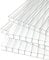 Set 4X Hohlkammerplatten für Gewächshaus 60,5 x 121 cm - Polycarbonatplatten, Kunststoffplatten 4mm, Wetterfeste Gewächshausplatten, Polycarbonat Stegplatten, Transparent & UV-beständige