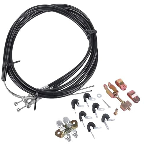 Universal Parking Brake Cable Emergency Brake Cable Kit for Drum Brakes Vehicle Safety