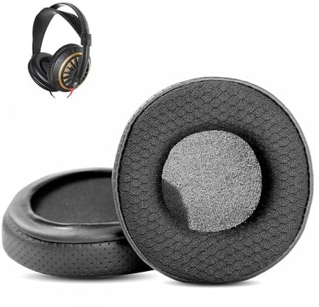 XRHTONG Durable and Breathable Earpads Replacement Compatible with Sennheiser HD 430 HD430 HD-430 Headphone Ear pads Cushion(Punched Leather/Durable Fabric and Memory Foam)