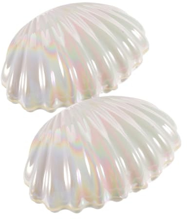 Alipis Shell Dekorative Boxen 2 Pack Hochzeit Gunsten Fällen Candy Lagerung Für Party