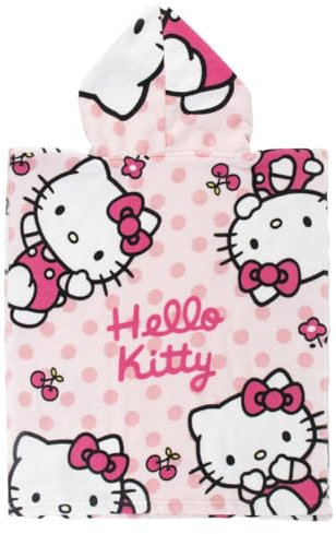 ms móvil shop Toalla Infantil Hello Kitty Microfibra Estampado Playa Natación 100% Poliéster 70x140cm + Bolsa de Playa de Tela Regalo para Niños Verano Vacaciones | Producto Oficial