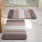 DEXI Badezimmerteppich Set 40 x 60 cm, 2er Pack rutschfest Badematte, Badteppich Saugfähig Weich Maschinenwaschbar für Badezimmer, Beige