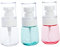 BESTYASH 3Pcs Water Spray Dispenser Bottle Transparent Blue Pink Refillable Perfume Spray Bottles Travel Friendly Leak Design for Fragrance