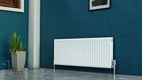 Kartell Kompact Type 11 Single Panel Single Convector Radiator 300mm x 800mm White