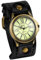 Avaner Damen Herren Armbanduhr Analog Quarzwerk Uhr mit Lederarmband Casual Vintage Quarzuhr römische Ziffern (Schwarz)
