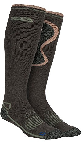 Storm Bloc - Mens Extra Long Knee High Thick Wool Blend Thermal Tall Boot Socks for Wellies