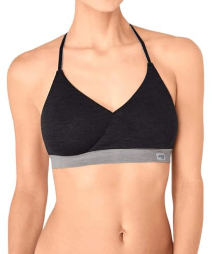 Sloggi Damen Women Move Flow Bralette, Mehrfarbig (Black Combination M014), X-Small