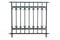 Panacea Park Lane Fence Section Black stylish