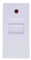 Luxus-Time Interruptor de luz con marco de cristal táctil, USB, HDMI, color blanco y blanco (módulo: USB 1/2 blanco fuente de alimentación)