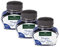 Faber-Castell 149839 Tintenglas, Löschbar (Königsblau, 3x 30 ml)