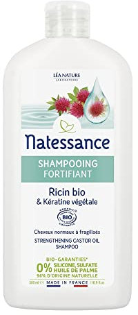 Shampoing fortifiant ricin bio et kératine végétale 500ml