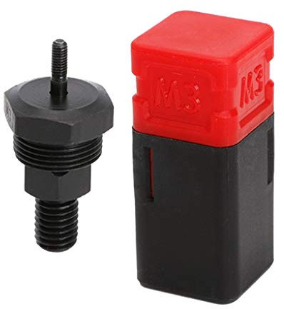 Milageto Pièce de Rechange M8 SAE 3/8-16 Embout de Rivet, Kits pour Outil à Rivets à écrou Manuel - M3