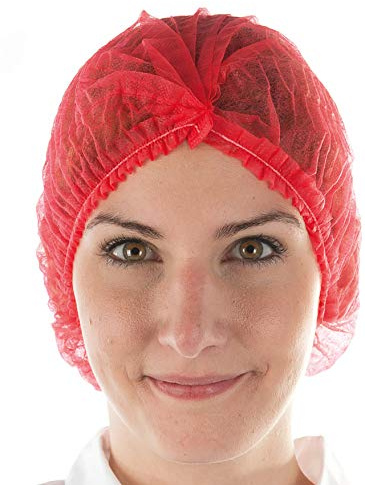 Hygonorm Standard-Haube Light, PP, rot mit Elastikband