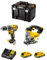 DeWALT Kit DWK200 (Taladro Percutor DCD796 + Sierra de Calar DCS331 + 2 Baterías de 2,0 Ah + Cargador + TSTAK VI)