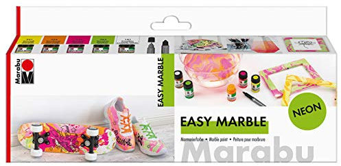 PAINT IT EASY NEU Easy Marble NEON Marmorierfarben-Set
