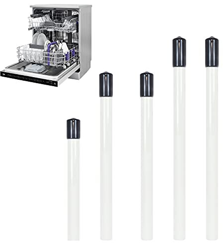 XHBTS Glashalter für Spülmaschine - Alleskönner 5er Set 21cm 17cm 11.5cm - Universelle Aufsteckhalter Halterung für Geschirrkorb Glas Gläser - formstabil und kratzfrei