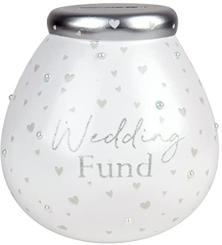 Pot of Dreams Hand Painted Marvellous Blue Flowers Save And Smash Handcrafted White Color Ceramic Money Box Piggy Bank | Perfect Decorative Gift and Saving for Valentine's Day & Celebrations