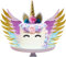 CAM2 Tortendeko,Kuchen Topper Set mit Flügeln, mit glitzernden Flügeln Ein horn Kuchen Dekorationen für Geburtstag/Hochzeit Party,Babyparty