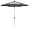 Outsunny 2,7 m Sonnenschirm Terrassenschirm Marktschirm 8 Rippen Gartenschirm mit Sonnenschutz Aluminum Polyester Dunkelgrau