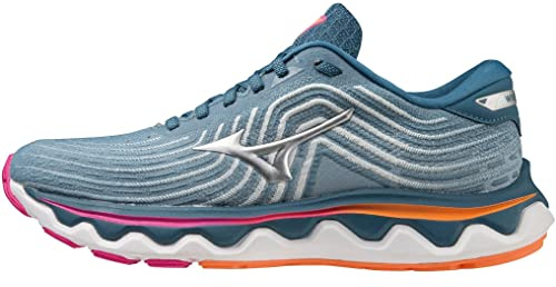 Mizuno Wave Horizon 6 Straßenlaufschuhe für Frauen Hellblau 40.5 EU